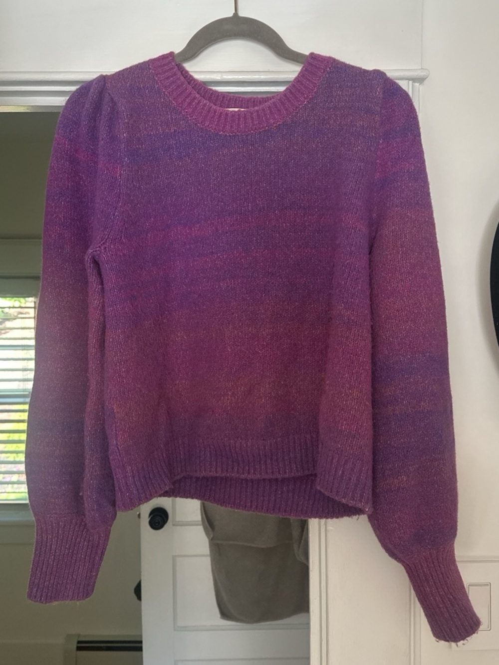 Saltwater Luxe Purple Ombré Knit Sweater